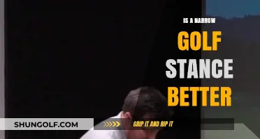 Golf Stance: Narrow is Better?