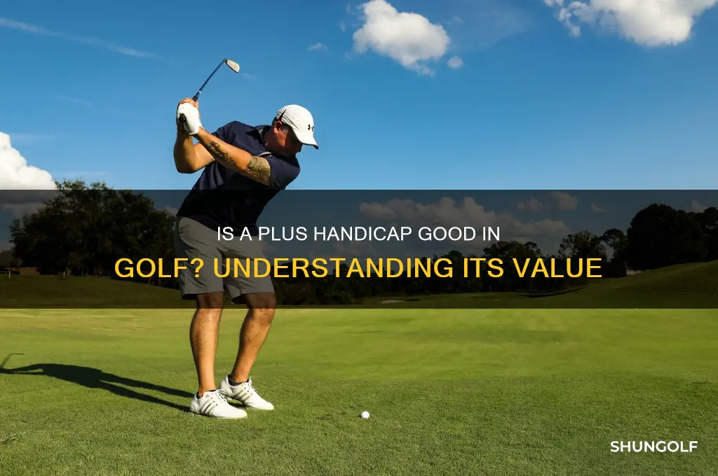 is a plus handicap good in golf
