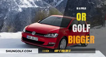 Size Comparison: Polo and Golf Cars