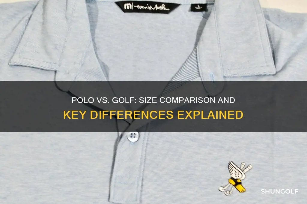 is a polo smaller than a golf