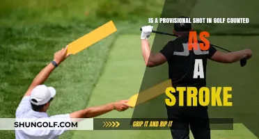 Counting Provisional Shots in Golf: A Stroke or Not?