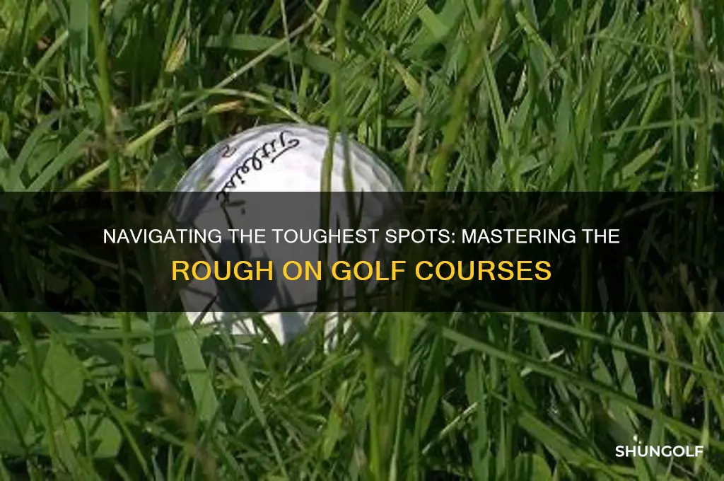 is a rough part of a golf course