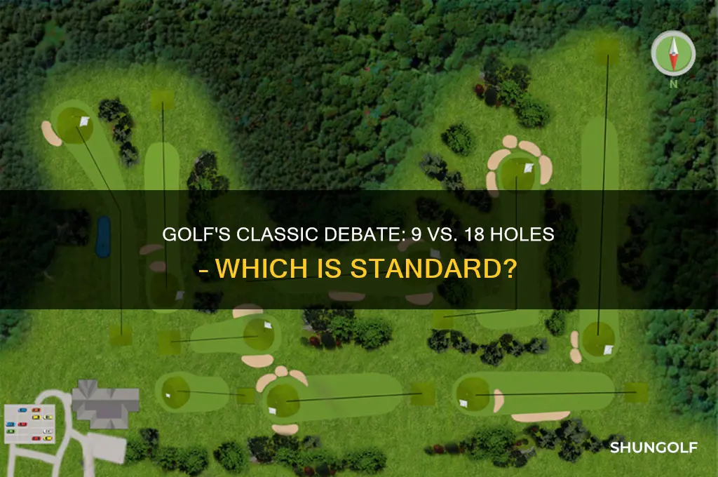 is a round of golf 9 or 18