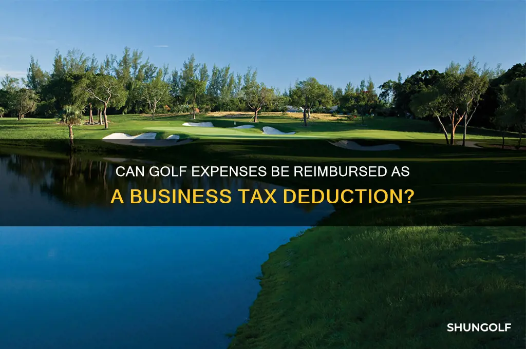 is a round of golf a reimbursable business expense