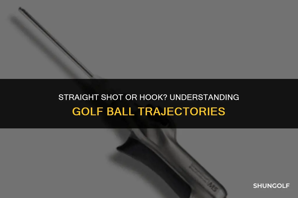 is a shot that goes right in golf a hook