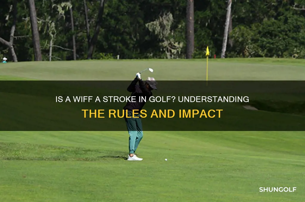 is a wifff a stroke in golf