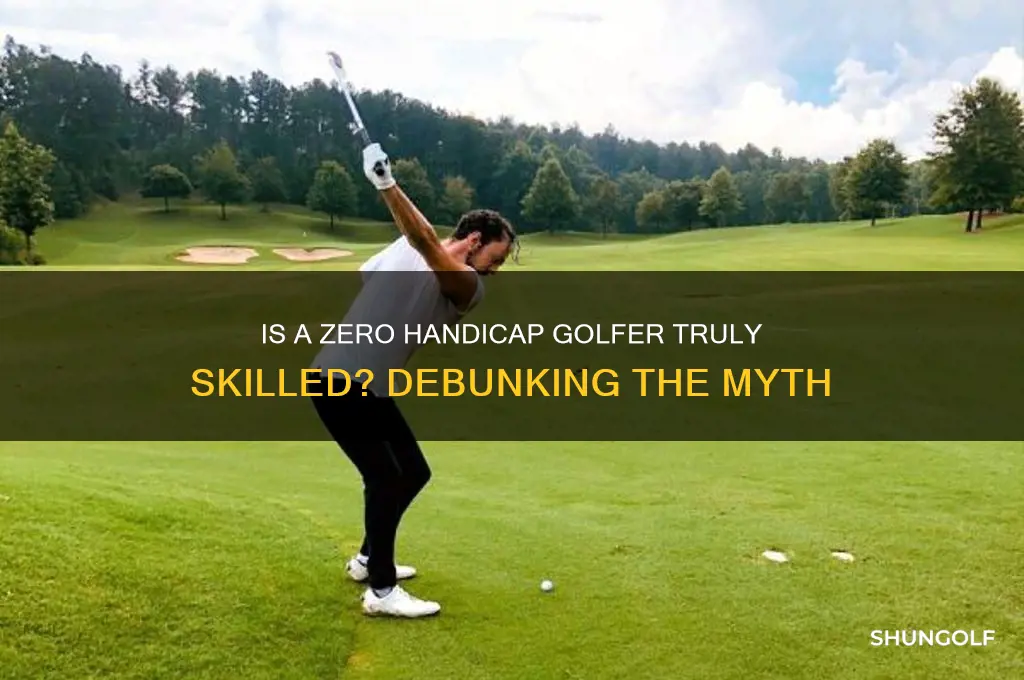 is a zero handicaper a good golfer