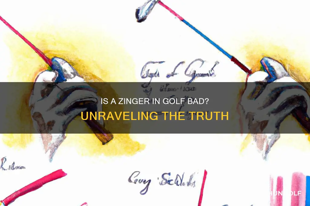 is a zinger a bad thing in golf