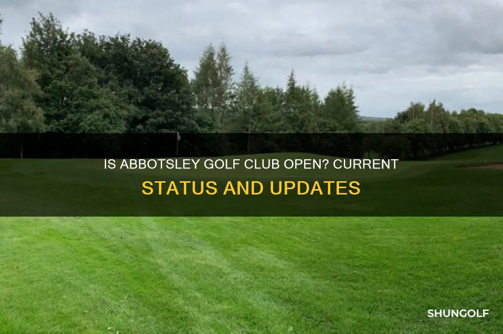 is abbotsley golf club open