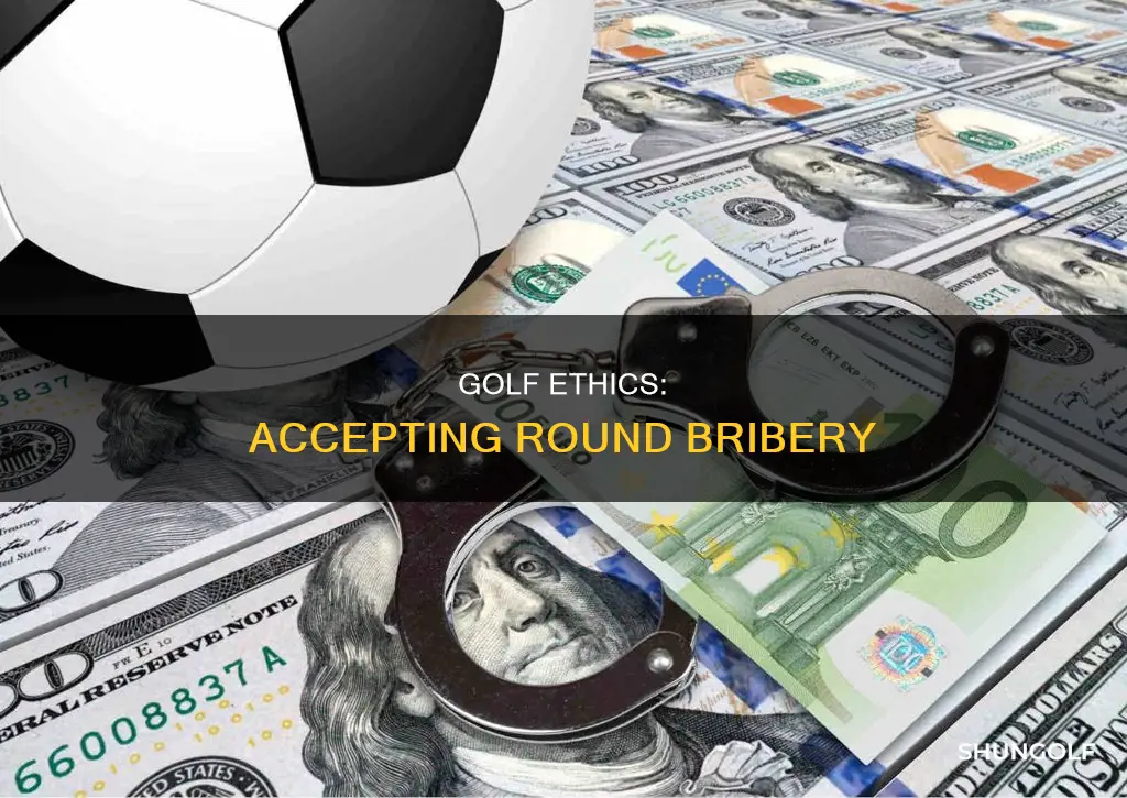 is accepting golf round bribery