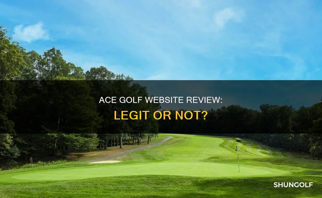is ace golf a legit website
