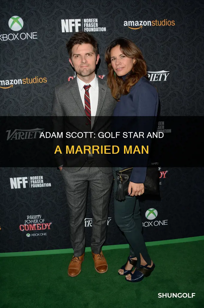 is adam scott married golf