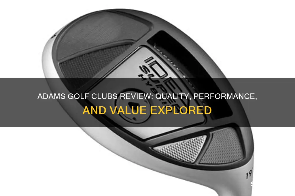 is adams golf clubs a good brand