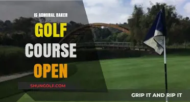 Is Admiral Baker Golf Course Open? Current Status and Updates