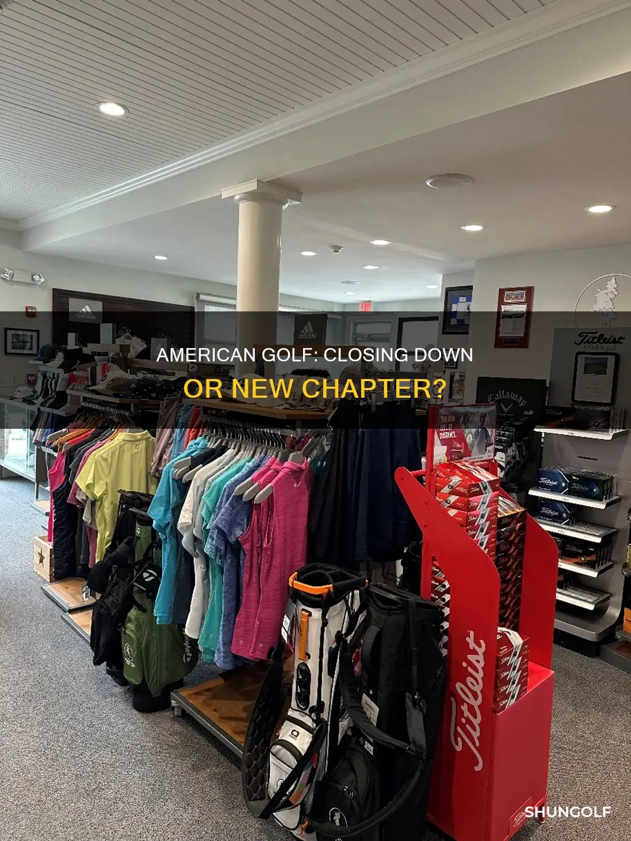 is american golf closing down
