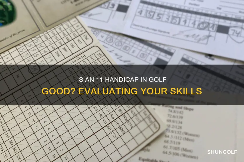 is an 11 handicap in golf good