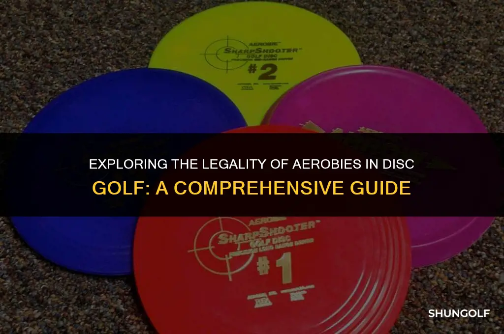 is an aerobie legal for disc golf