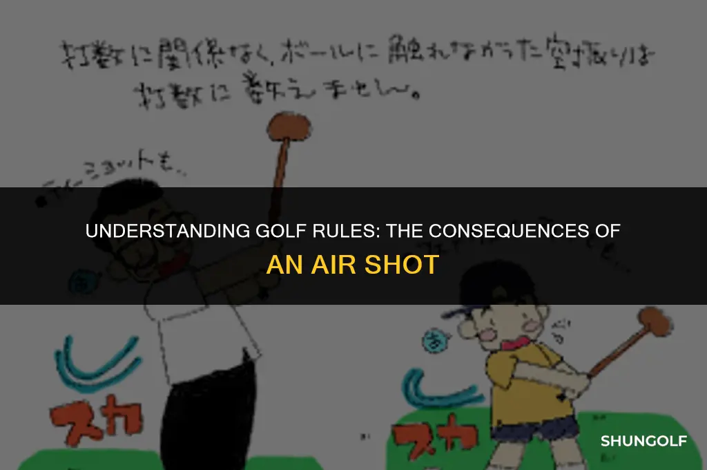 is an air shot in golf a penalty