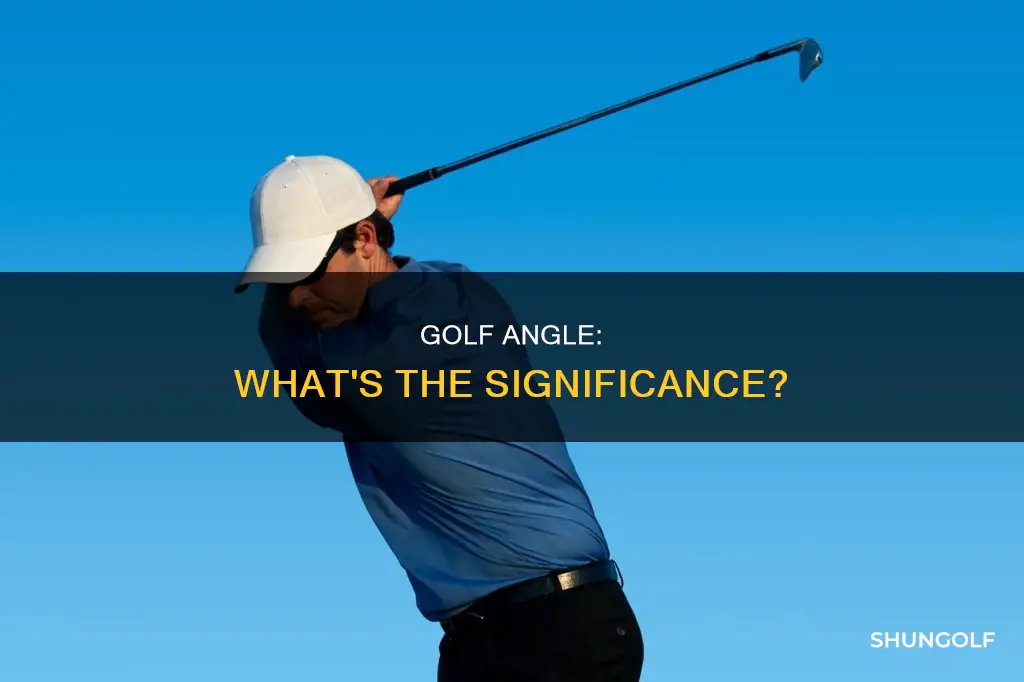 is angle a golf term