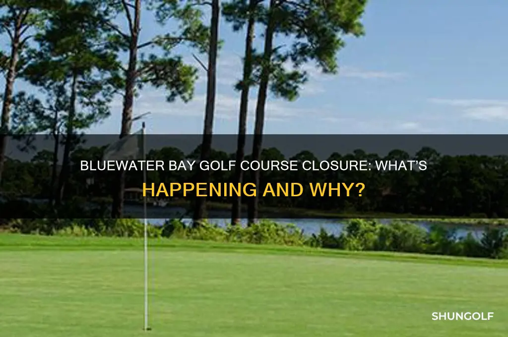 is another golf course closing in bluewater bay