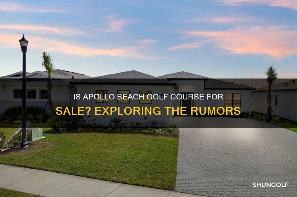 is apollo beach golf course for sale