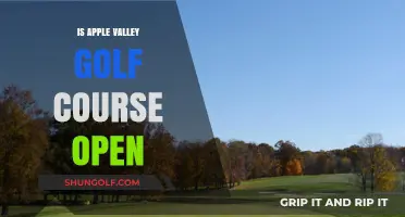 Is Apple Valley Golf Course Open? Current Status and Updates