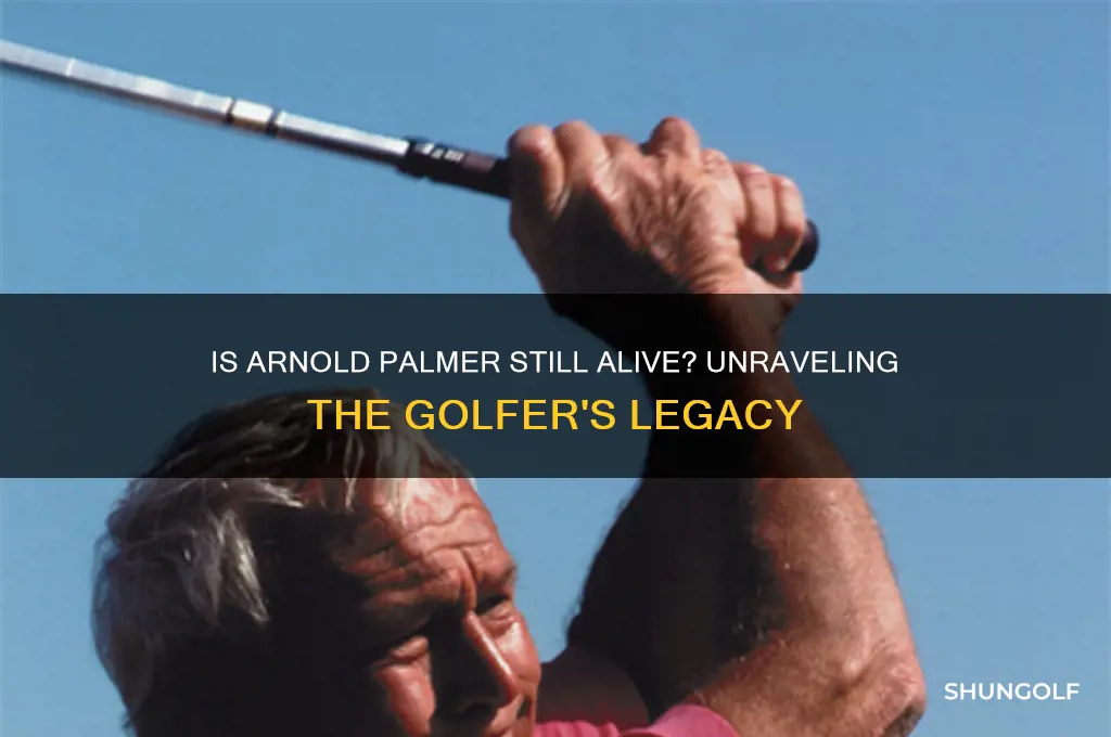 is arnold palmer the golfer still alive