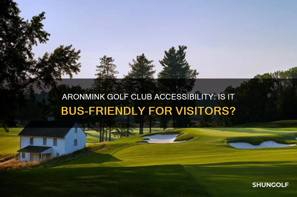 is aronmink golf club bus accessible