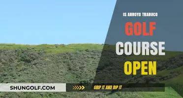 Arroyo Trabuco Golf Course Status: Is It Open Today?