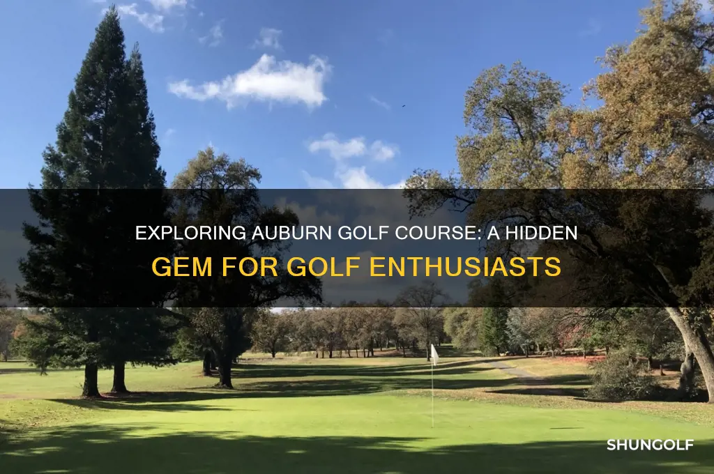 is auburn golf course