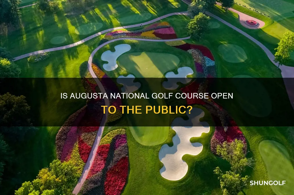 is augusta golf course open to public