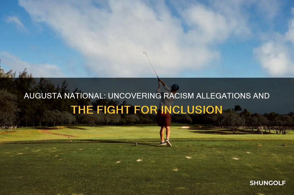 is augusta golf course racist