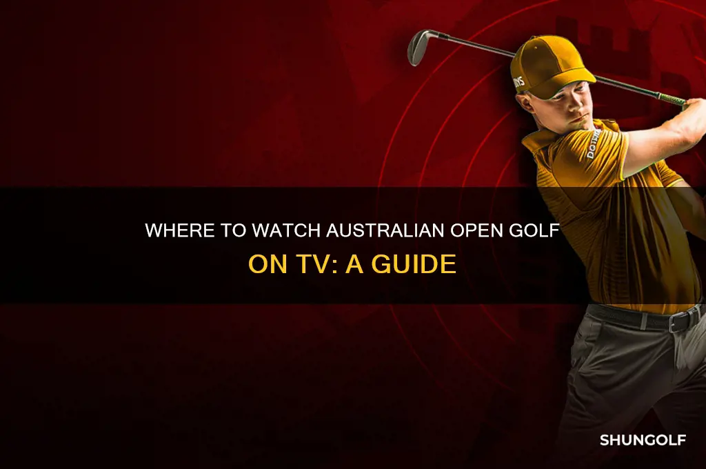 is australian open golf on tv