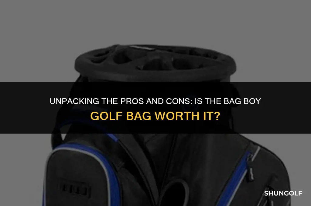 is bag boy a good golf bag