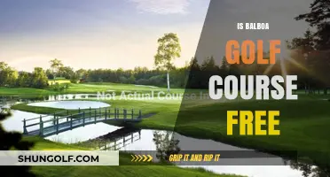 Is Balboa Golf Course Free? Uncovering Access and Fees