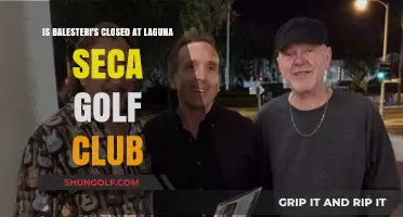 Is Balesteri's Restaurant Closed at Laguna Seca Golf Club?