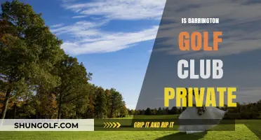 Is Barrington Golf Club Private? Exploring Membership and Access Details