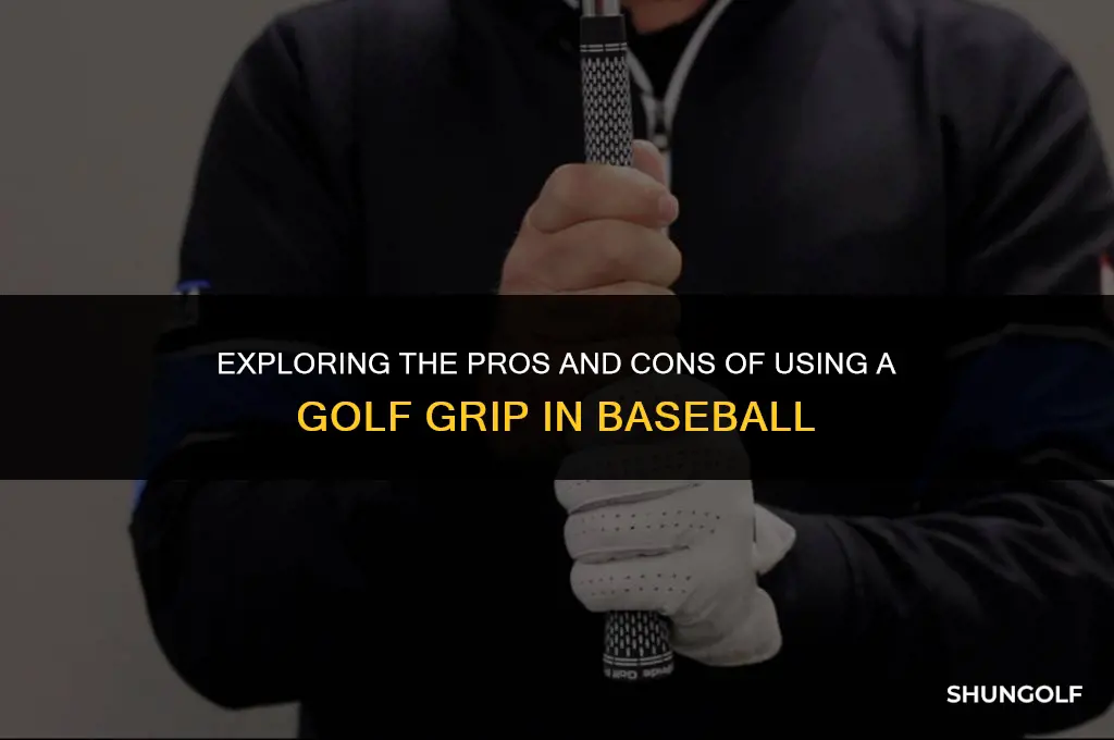is baseball golf grip bad