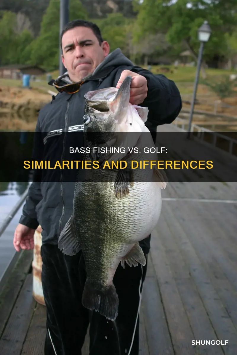 is bass fishing like golf