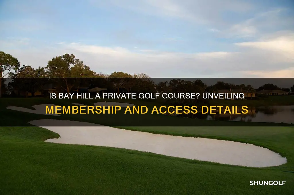 is bay hill a private golf course