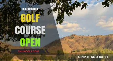 Is Bear Creek Golf Course Open? Current Status and Updates