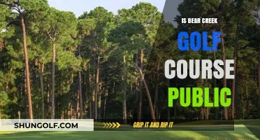 Is Bear Creek Golf Course Public? Exploring Access and Membership Details