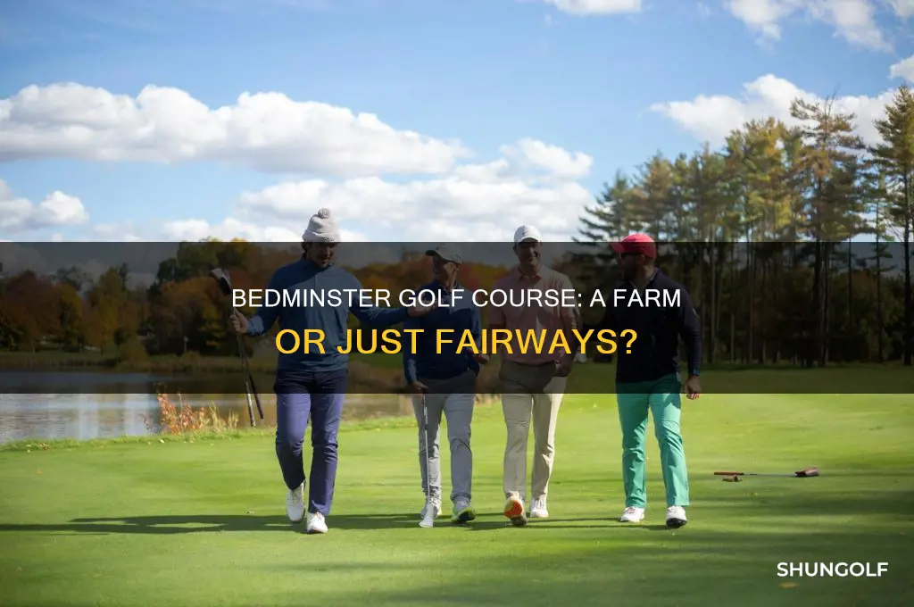 is bedminster golf course also a farm