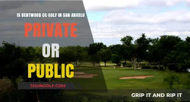 Bentwood CC Golf in San Angelo: Private or Public Access?