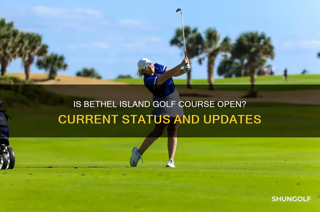 is bethel island golf course open