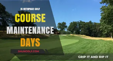 Bethpage Golf Course Maintenance Days: What You Need to Know