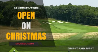 Bethpage Golf Course Christmas Hours: Open or Closed on December 25th?