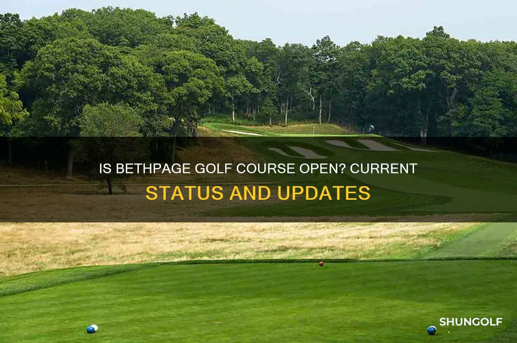 is bethpage golf course open