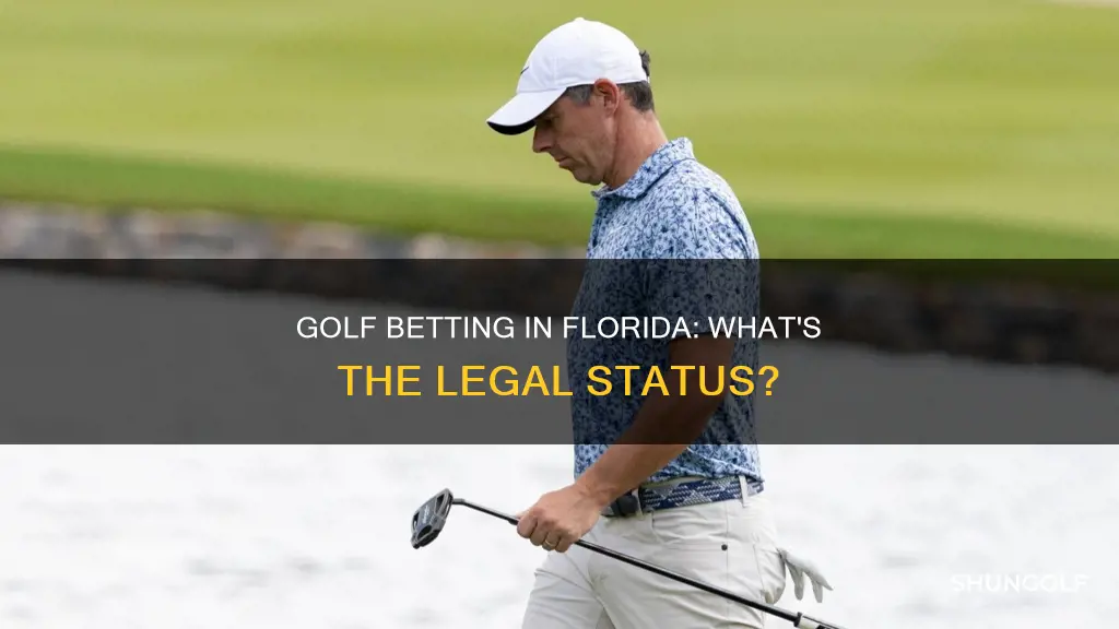 is betting golf legal in florida