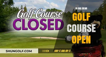 Is Big Bear Golf Course Open? Current Status and Updates